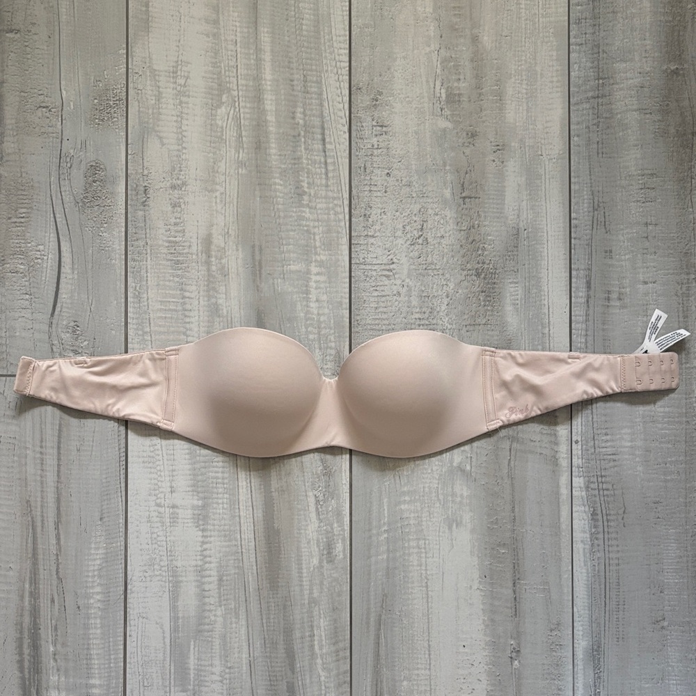 PINK strapless push-up 32 C